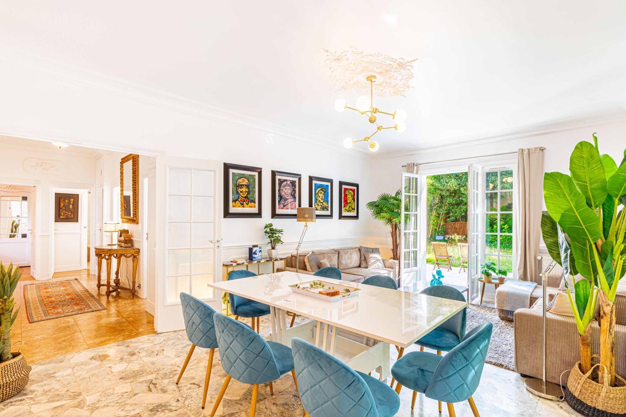 Grand & Classy Apartment With Private Garden, Villa Des Ammonites Meudon Exterior foto